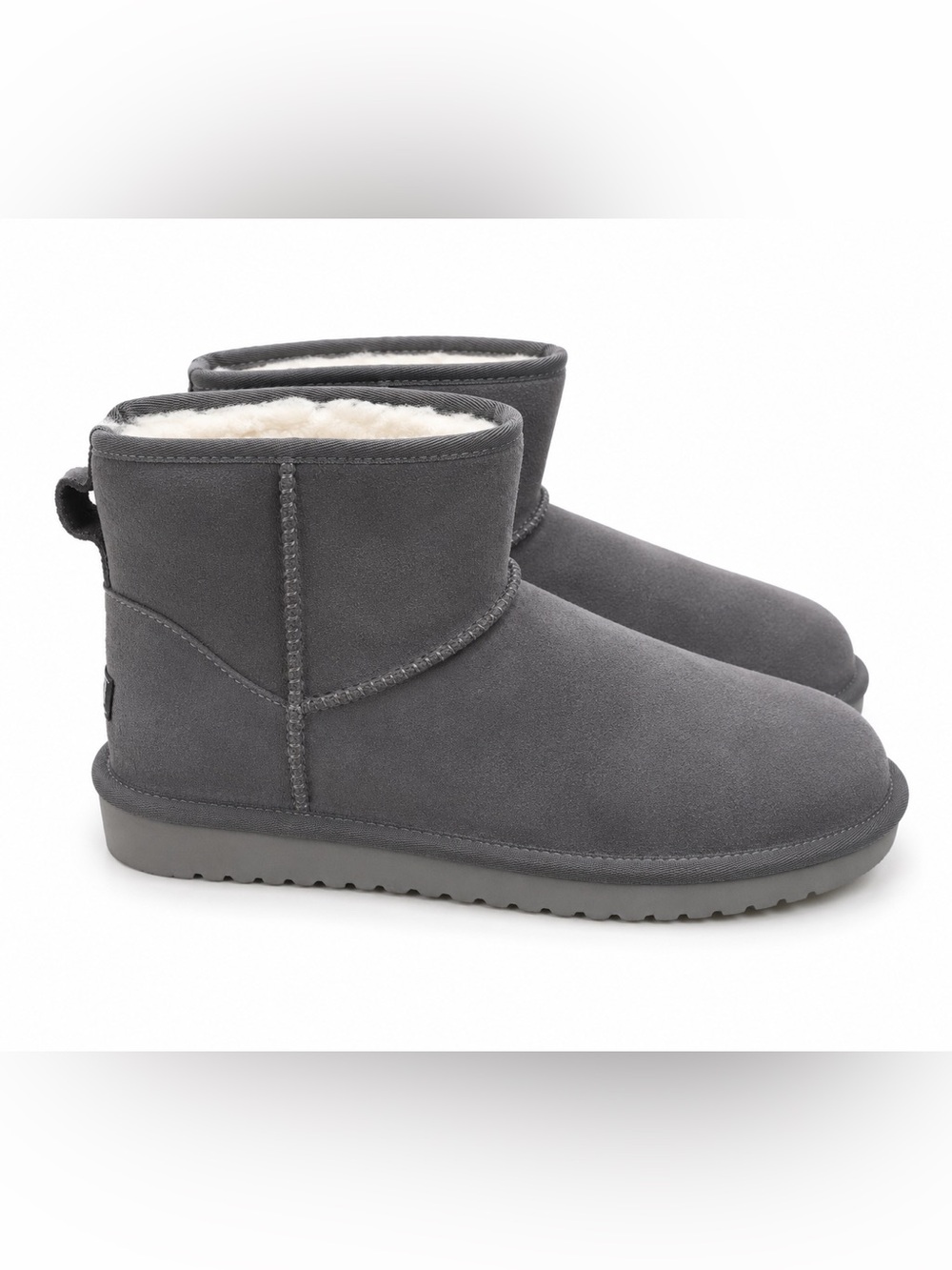 KOOLABURRA by UGG Koola Mini II Gray Suede Mini Boots Women’s Size 9 Never Worn